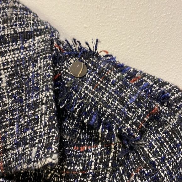 Eloquii woman’s black and white and blue tweed jacket - Picture 6 of 12